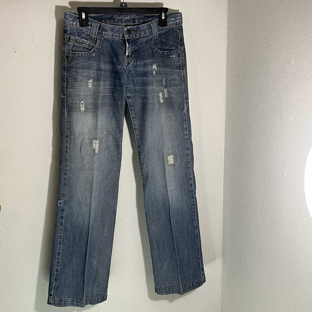 Cruel Girl Jeans Womens 3 Reg Brittany cowgirl horse western 90s Distressed